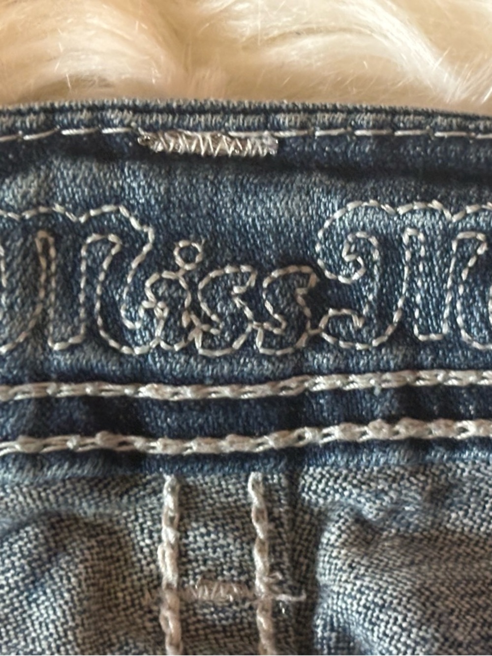 Women’s Miss Me Jeans Size 28 Skinny Inseam 32 Jw5617S Rhinestone Embellished - Picture 7 of 9